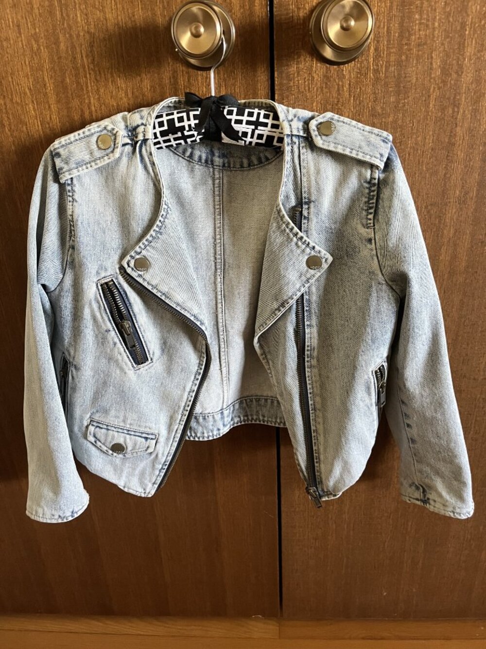 Gap 1969 collection, Small, Light Denim Moto Jacket